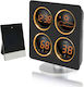 Technoline WS 6830 Wireless Digital Weather Station Wall Mounted / Tabletop Black