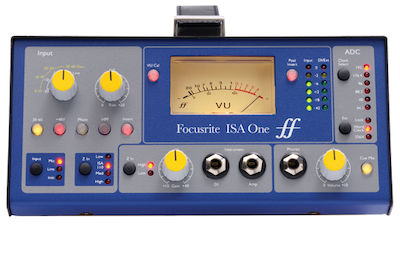 Focusrite ISA One Analog Microphone Preamplifier Mono with Phantom Power & 2 XLR Input ISA One Analog