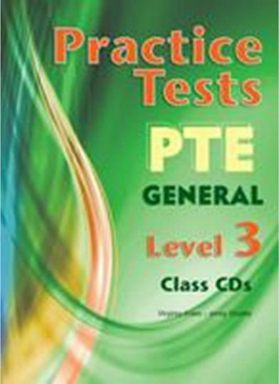Practice Test Pte General: Level 3: Class Audio Cds, Set of 3