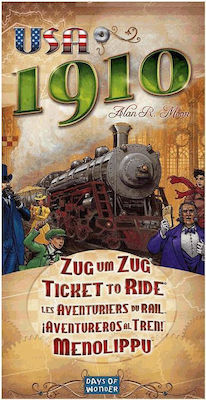 Days of Wonder Extensie Joc Ticket to Ride: USA 1910 pentru 2-5 Jucători 8+ Ani