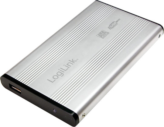 LogiLink Case for Hard Drive 2.5" SATA III with Connection USB 2.0 Silver
