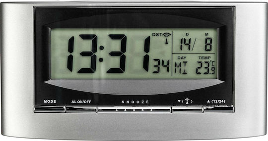 TFA TFA Digital Tabletop Clock with Alarm Black 98.1071
