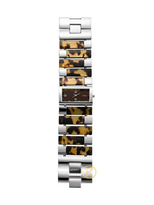 Fossil Ladies Tortoiseshell Effect Watch ES1757 Skroutz.gr