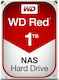 Western Digital Red 1TB HDD Hard Drive 3.5" SATA III 5400rpm with 64MB Cache for NAS WD10EFRX
