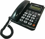 Leboss HCD 3588 L-14 Office Corded Phone for Seniors Black