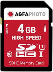 AgfaPhoto SDHC 4GB Class 10 U1 V10 High Speed