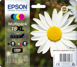 Epson 18XL C13T18164010 C13T18164012 Original Tintenpatronen für Tintenstrahldrucker Gelb / Cyan / Magenta / Schwarz