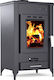 Thermiki ATS 90-20 Steel Wood Stove 16.2kW Black