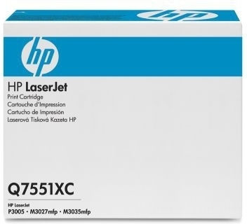 HP Q7551XC Toner Kit tambur imprimantă laser Negru Randament ridicat