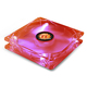 Thermaltake AF0027 Case Fan 80mm (2000rpm / 27.8cfm) με Κόκκινο Φωτισμό και Σύνδεση 4-Pin Molex