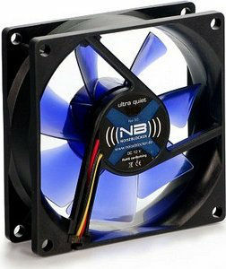 Noiseblocker BlackSilent X2 Case Fan 80mm με Σύνδεση 3-Pin