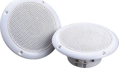 Tele Waterproof Marine Speaker Set 6.5" with 35W RMS White