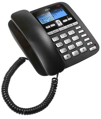 AEG C110 Kabelgebundenes Telefon Büro Schwarz