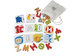 Plan Toys Αλφαβήτα Εκπαιδευτικό Παιχνίδι Γράμματα & Αριθμοί από Ξύλο για 3+ Ετών