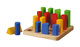 Plan Toys Formensortierspiel Basis geometrischer Körper aus Holz für 24++ Monate