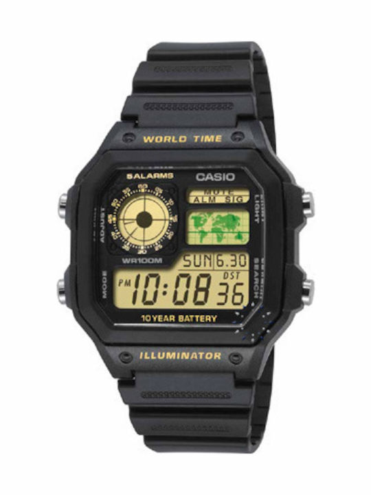 Casio Collection Digital Men's Watch 42mm Chron...