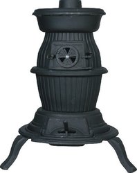 CHytiria Misailidi A-2 Cast Iron Wood Stove 6kW Black