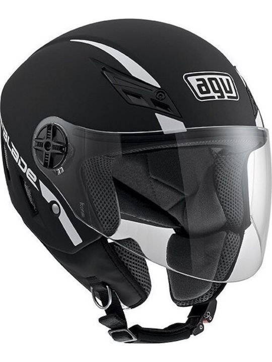 AGV Blade Jet Helmet 1100gr Matt Black 0421A4A0-003