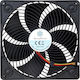 Silverstone AP181 Case Fan 180mm με Σύνδεση 3-Pin