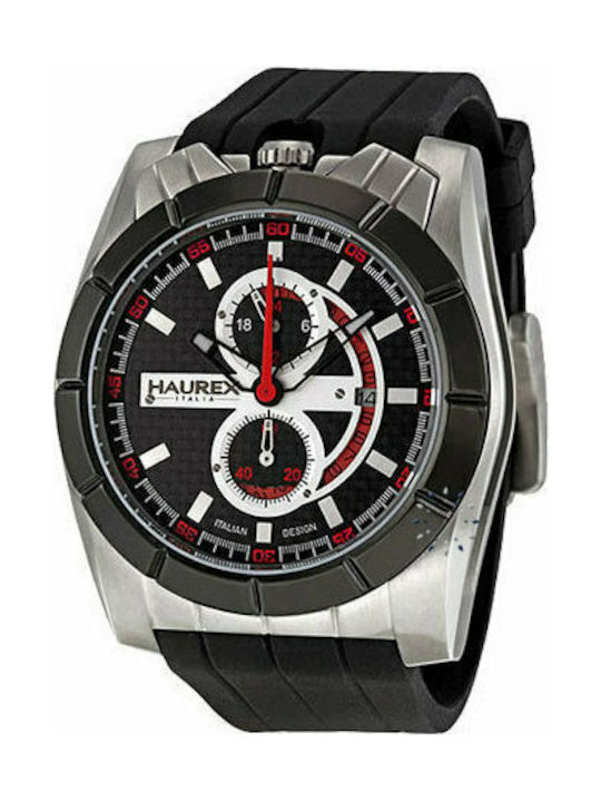 Haurex 3D362UCR Watch with Rubber Strap Black 3D362UCR Skroutz.cy