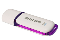 Philips Snow 64GB USB 3.0 Stick Λευκό