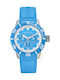 Nautica Men's Watch 44mm Chronograph Battery with Turquoise Rubber Strap