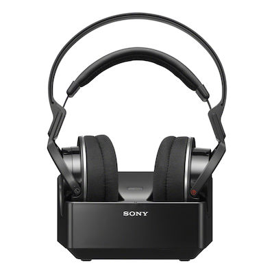 Sony RF MDR-RF855RK Over Ear TV Headphones with 18 Operating Hours Black