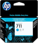 HP 711 Μελάνι Εκτυπωτή InkJet Κυανό (CZ130A)