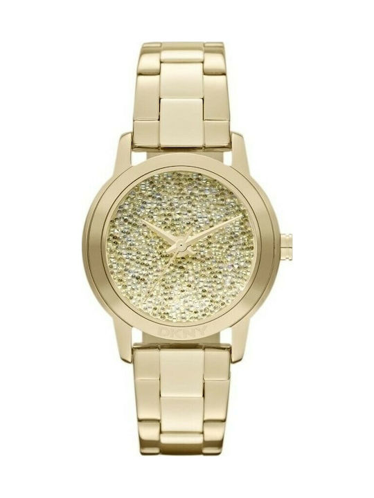 DKNY Watch with Gold Metal Bracelet