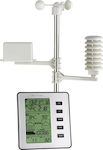 TFA Stratos Wireless Digital Weather Station Tabletop / Wall Mounted Silver