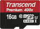 Transcend microSDHC 16GB Class 10 U1 UHS-I