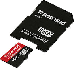 Transcend Premium 400x microSDHC 16GB Clasa 10 U1 UHS-I cu adaptor