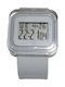 Item Time Digital Watch Battery with Gray Rubber Strap