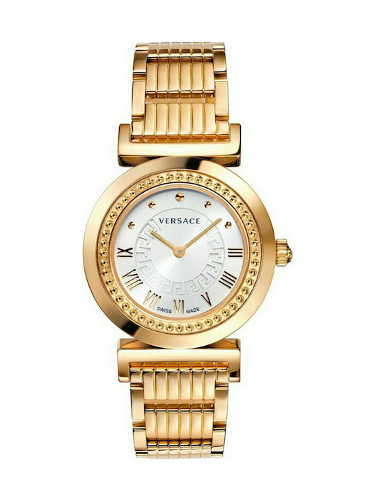 Versace Watch with Pink Gold Metal Bracelet P5Q80D001S080