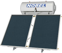 Nobel Classic Încălzitor solar de apă 200 litri Inox Dublă acțiune cu colector de 3 metri pătrați