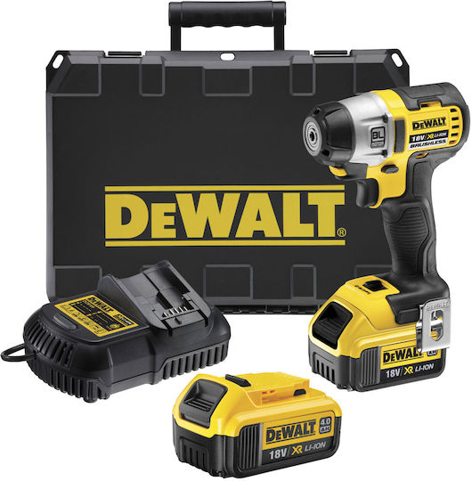 Dewalt Schlagschraubendreher Batterie Bürstenlos 18V 2x4Ah