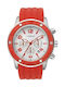 Vogue Women's Watch Chronograph with Red Rubber Strap
