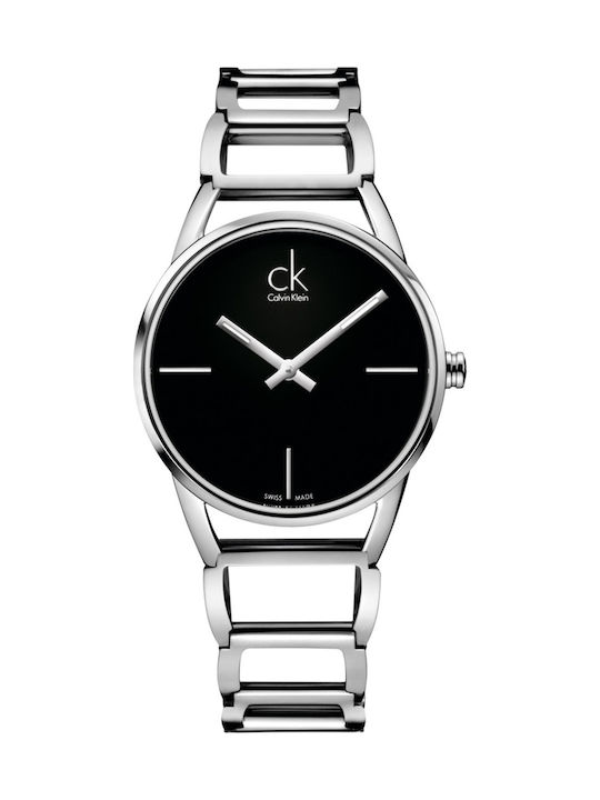 Calvin Klein Uhr mit Silber Metallarmband K3G23121