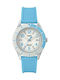 Timex Watch with Blue Rubber Strap