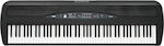 Korg Ηλεκτρικό Stage Πιάνο SP-280 Set με 88 Βαρυκεντρισμένα Πλήκτρα Ενσωματωμένα Ηχεία και Σύνδεση με Ακουστικά Black