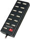 LogiLink USB-Hub 13 Anschlüsse USB 2.0 mit USB-A Anschluss