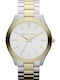 Michael Kors Runway Women's Watch with Gold Metal Bracelet