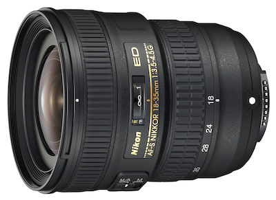 Nikon Full Frame Φωτογραφικός Φακός AF-S Nikkor 18-35mm f/3.5-4.5G ED Wide Angle Zoom για Nikon F Mount Black