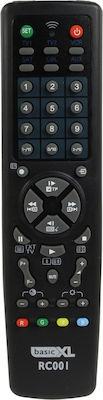 BasicXL Universal Remote Control for CD-DVD Players , TVs Box and Digital Receivers BXL-RC001