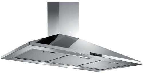 TurboAir Certosa Kitchen Vent Chimney 90cm Inox with Wi-Fi