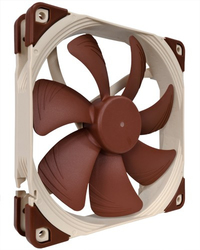 Noctua NF-A14 ULN Вентилатор за кутия 140мм с връзка 3-Pin / 4-пинов молекс 1бр Кафяв