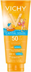 Vichy Capital Soleil Milk for Children Kids Sunscreen for Face & Body 300ml SPF50