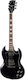 Gibson SG Standard Комплект Електрическа Китара SG с HH Конфигурация на Пикапите Ebony Black с Калъф