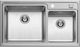 Pyramis Studio 2B 107149230 Drop-In Spüle Links Inox Satiniert B86xT50cm Silber