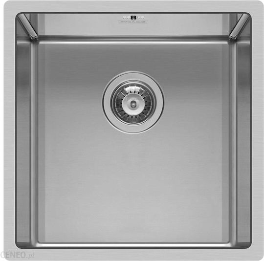 Pyramis Astris 101028301 Flächenbündig montiert Spüle Inox Gebürstet B40xT40cm Silber